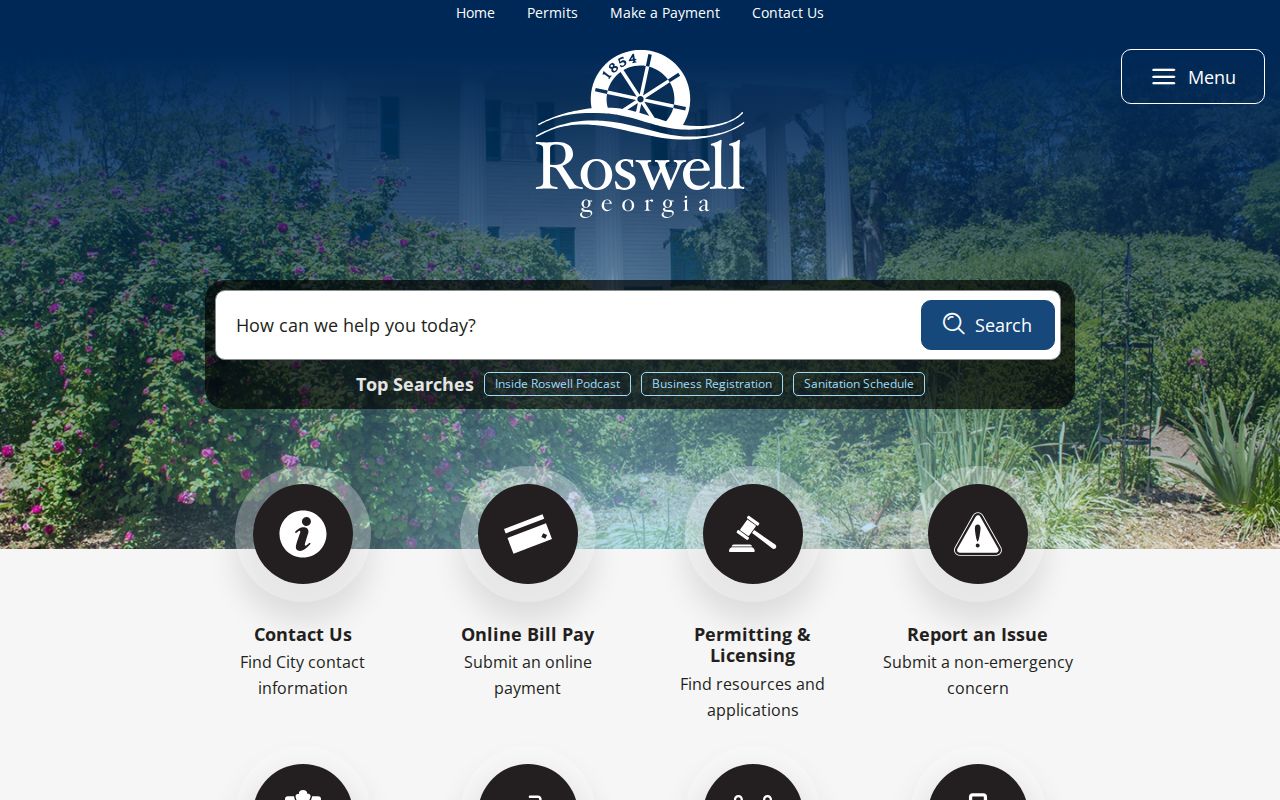 Roswell residents directory Municipal Court service